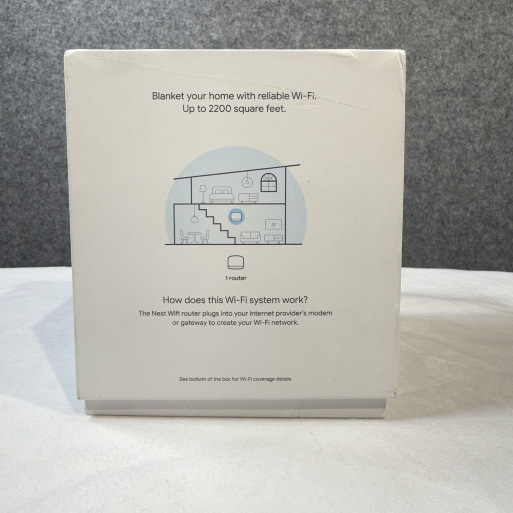 Google Nest Wifi Router White Model‎ H2D - Picture 6 of 7